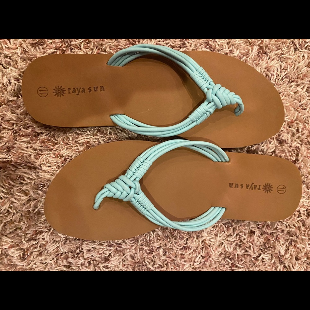 Blue shoes!